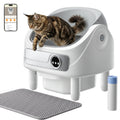 Litière autonettoyante pour chat 75 L – connectée et silencieuse